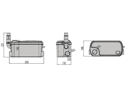 Установка канализационная ROMMER BIOLIFT S-3