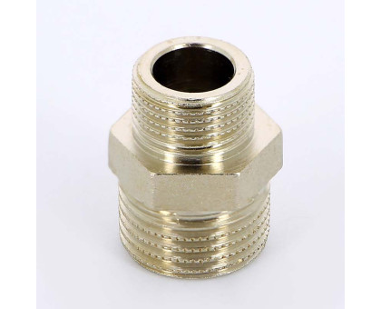 Ниппель Н никелированный UNI-FITT 1/2"x3/8"