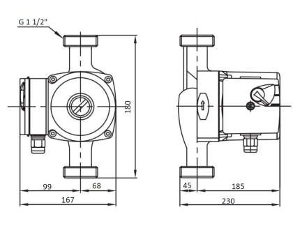 Циркуляционный насос Shinhoo BASIC 25-12 N 180 1x230V