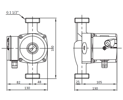 Циркуляционный насос Shinhoo BASIC 25-4S N 180 1x230V